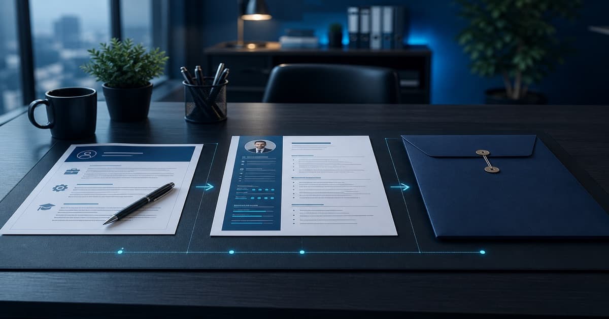 A recruiter workflow from JD to submittal — without an ATS